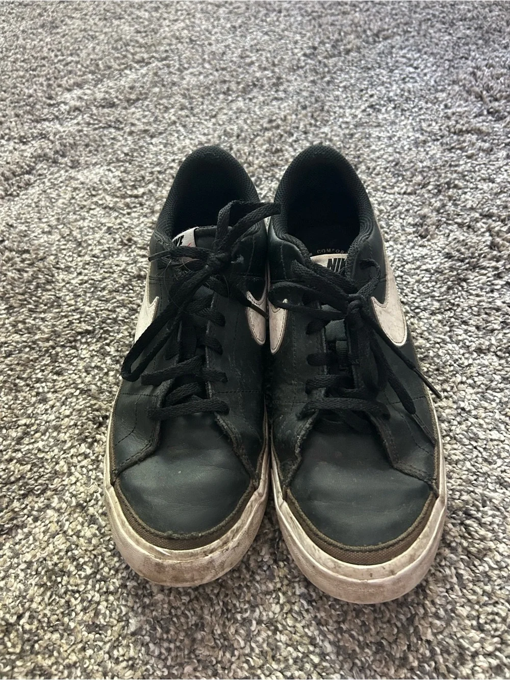 Nike Black and White Low-Top Sneakers